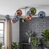 Koyoto taklampa med kulskärmar, 10 ljuspunkter, modern retrostil för matrum