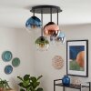 Koyoto taklampa med klotkupor, 4 ljuspunkter, E14, ø 38 cm, modern retro