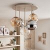 Koyoto 5-lågig taklampa glob Ø 45 cm, retrolampa för vardagsrum och matrum