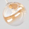 Chehalis taklampa glob med 5 ljuspunkter, rund plafond ø 45 cm i retrostil