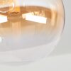 Chehalis taklampa glob med 5 ljuspunkter, rund plafond ø 45 cm i retrostil