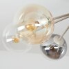 Gastor 7-armad taklampa med glober, modern, E14, rund ø82 cm