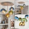 Koyoto taklampa med 5 globkupor, E14, ø 45 cm, modern retro för vardagsrum