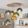 Koyoto taklampa med 5 globkupor, E14, ø 45 cm, modern retro för vardagsrum