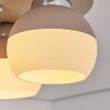 Eloria takplafond med 3 lampor, rund taklampa för vardagsrum och sovrum, ø 31,5 cm