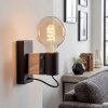 Lemou retro vägglampa inomhus med E27-sockel, synlig ljuskälla för hall och vardagsrum