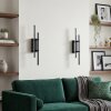 Kiron LED vägglampa inomhus 2-pack, modern väggbelysning i stavdesign
