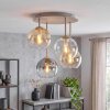 Koyoto taklampa glob, 4-lågig taklampa med E14, retro taklampa för matrum