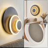 Lemik justerbar LED vägglampa med cirkelformad ringdesign i skandinavisk stil