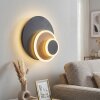 Lemik justerbar LED vägglampa med cirkelformad ringdesign i skandinavisk stil