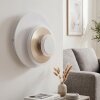 Lemik rund LED vägglampa, justerbar vägglampa med modern ringdesign