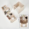 Tamarin LED utomhusvägglampa med rörelsesensor, fyrkantig 2-pack för fasad