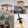 Koyoto taklampa med globskärmar, 4 ljuspunkter, E14, retro vintage