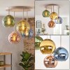 Koyoto retro taklampa med globskärmar, E14, 4 ljuspunkter, Ø 38 cm