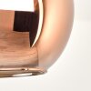 Koyoto retro taklampa med globskärmar, E14, 4 ljuspunkter, Ø 38 cm