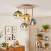 Koyoto retro taklampa med 4 ljuspunkter och klotformade skärmar, E14