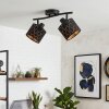Alsen taklampa med 2 ljuspunkter, E14 och roterbara mönsterskärmar i galleroptik