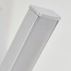 Velix modern LED-golvlampa med fotbrytare, vågformad design 143 cm