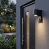 Kingstown utomhusvägglampa med rörelsesensor, GU10-sockel för fasad