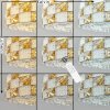 Rund LED-taklampa Seloria med ringform, amber-klarglas, justerbar ljusfärg 2700-6000 Kelvin