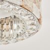 Seloria LED taklampa med fjärrkontroll, rund kristalloptik ø 40 cm