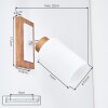 Alvorn justerbar vägglampa 2-pack med vridbart lamphuvud för vardagsrum