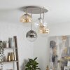 Gastor taklampa med klotkupor, rund E14-modell, 4 ljuspunkter, Ø 38 cm