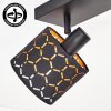 Alsen taklampa 3 spot E14 på avlång skena med vridbara skärmar och bikakemönster