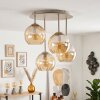 Koyoto taklampa med 4 globformade skärmar, E14, Ø 38 cm, modern retrodesign
