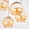 Koyoto taklampa med 4 globformade skärmar, E14, Ø 38 cm, modern retrodesign