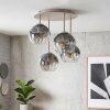 Koyoto modern retro taklampa med 4 glober, Ø 38 cm, E14, för matrum och hall