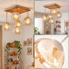 Koyoto taklampa med globskärmar, 5-lågig boho-retro för vardagsrum och hall