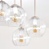 Koyoto globformad taklampa med 4 ljuspunkter, E14, Ø 38 cm, retrostil