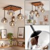 Gastor 5-lampig taklampa med globskärmar, E14, boho och retro för vardagsrum