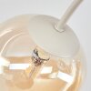Chehalis taklampa med globskärmar, 6-lågig design för vardagsrum, Ø 58 cm