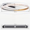Calista LED taklampa rund plafond Ø 41 cm, platt med 3000/4000/6000 Kelvin