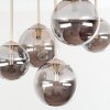 Chehalis taklampa plafond med 5 klotkupor, G9, Ø 45 cm, retro