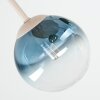 Chehalis globtaklampa, 5 ljuspunkter, G9, Ø 43 cm, modern retroplafond