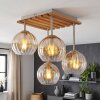 Koyoto taklampa med glober, 4 ljuspunkter, E14, retrostil för matrum