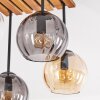 Koyoto taklampa med 4 klotformade skärmar, E14, boho-retro för vardagsrum