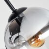 Koyoto taklampa 4 ljuspunkter med globformade kupor, E14, modern retrostil