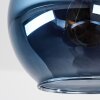 Koyoto taklampa för matbord med globskärmar, 4 ljuspunkter, E14, retrostil