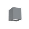 Nordlux KUBI vägglampa utomhus, Vägglampa LED Grått, 2-ljuskällor