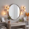 Modern vägglampa Koyoto i 2-pack med tre sfäriska skärmar i amber och klart, E14