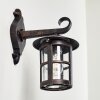 Strat Vägglampa Rostfärger, Svart, 1-ljuskällor
