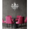 Nowa Marie modern 5-armad kristallkrona taklampa, justerbar, E14, Ø 48 cm för hall