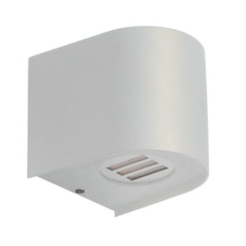 Nowa Belum LED utomhusvägglampa halvrund för terrass och garage 3000K 400 lm 2W