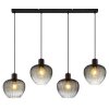 NOWA Toy pendellampa över köksö, för kök, 4-ljus, modern, avlång, 108 cm, E27