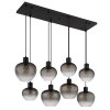 NOWA Toy modern pendellampa hänglampa matbordslampa för vardagsrum, 110 cm, 8-flammig