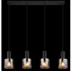 NOWA Jack modern 4-ljus pendellampa för matbord i kök och matrum, E27, 74 cm